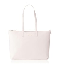 MANDARINA DUCK MELLOW LEATHER Shopping Bag in pelle candy pink - Borse Donna - 1