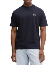 GUESS DIAMANTE LOGO T-shirt oversize a manica corta smartblue - T-shirt Uomo - 1