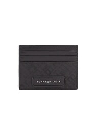 TOMMY HILFIGER TH Porta carte piatto in pelle black - Portafogli Uomo - 1