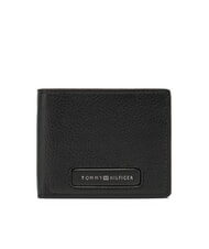 TOMMY HILFIGER TH MONOGRAM MINI Portafoglio in pelle black - Portafogli Uomo - 1