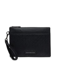 TOMMY HILFIGER TH MONOGRAM Pochette uomo con polsierina black - Beauty Case - 1