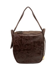 LESAC TRIO Zaino sacca in pelle damascata marrone damascato - Borse Donna - 1