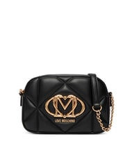 LOVE MOSCHINO EMBOSSED Borsa camera case Nero - Borse Donna - 1