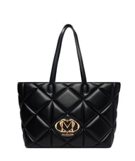 LOVE MOSCHINO EMBOSSED Borsa shopping a spalla Nero - Borse Donna - 1