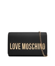 LOVE MOSCHINO SMART DAILY Pochette con tracolla catena Nero - Borse Donna - 1