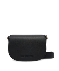 LOVE MOSCHINO GIANT Borsa a tracolla con patta Nero - Borse Donna - 1