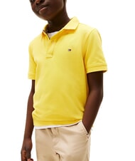 TOMMY HILFIGER TH KIDS Polo a maniche corte in cotone star fruit yellow - T-shirt Bambino - 1