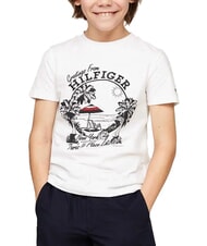 TOMMY HILFIGER TH KIDS T-shirt a maniche corte con stampa - T-shirt Bambino