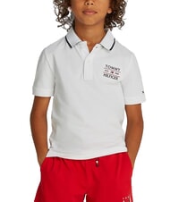 TOMMY HILFIGER TH KIDS Polo maniche corte bambino white - T-shirt Bambino - 1