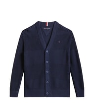 TOMMY HILFIGER TH KIDS Cardigan in cotone da bambino - Maglioni Bambini