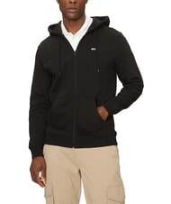 TOMMY HILFIGER TH JEANS Felpa con zip black - Felpe Uomo - 1