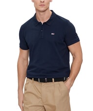TOMMY HILFIGER TH JEANS  Polo in cotone dark night navy - Polo Uomo - 1
