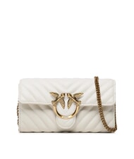 PINKO LOVE ONE Pochette in pelle chevron - Borse Donna