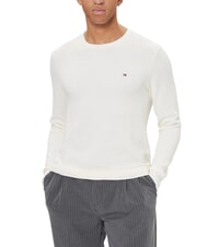 TOMMY HILFIGER TH Maglione girocollo a nido d'ape - Maglie Uomo