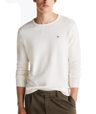 TOMMY HILFIGER TH Maglione a girocollo micro logo - Maglie Uomo