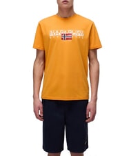 NAPAPIJRI S-AYLMER T-Shirt in cotone splash lagoon - T-shirt Uomo - 1