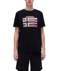 NAPAPIJRI S-LARI T-Shirt in cotone black beauty - T-shirt Uomo - 1