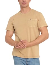 TOMMY HILFIGER TH JEANS T-shirt a maniche corte con taschino relic tan - T-shirt Uomo - 1