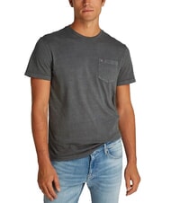 TOMMY HILFIGER TH JEANS T-shirt a maniche corte con taschino - T-shirt Uomo