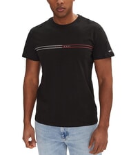 TOMMY HILFIGER TH JEANS T-shirt con stampa grafica black - T-shirt Uomo - 1