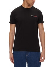 TOMMY HILFIGER TH JEANS T-shirt manica corta con stampa black - T-shirt Uomo - 1