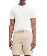 TOMMY HILFIGER TH JEANS T-shirt manica corta stampa grafica ecru - T-shirt Uomo - 1