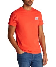 TOMMY HILFIGER TH JEANS T-shirt a maniche corte bright vermillion - T-shirt Uomo - 1