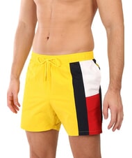 TOMMY HILFIGER TH Boxer da bagno bandiera laterale marigold yellow - Costumi da bagno Uomo - 1