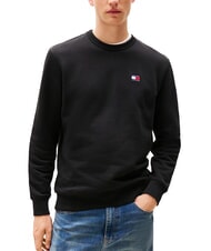 TOMMY HILFIGER TH JEANS Felpa a girocollo in cotone - Felpe Uomo
