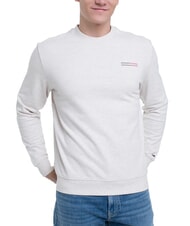 TOMMY HILFIGER TH JEANS Felpa a girocollo in cotone oat marl htr - Felpe Uomo - 1