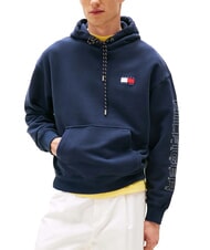TOMMY HILFIGER TH SAILING Felpa con tasca e cappuccio yale navy - Felpe Uomo - 1