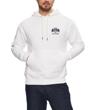 TOMMY HILFIGER TH Felpa con cappuccio e stemma white - Felpe Uomo - 1
