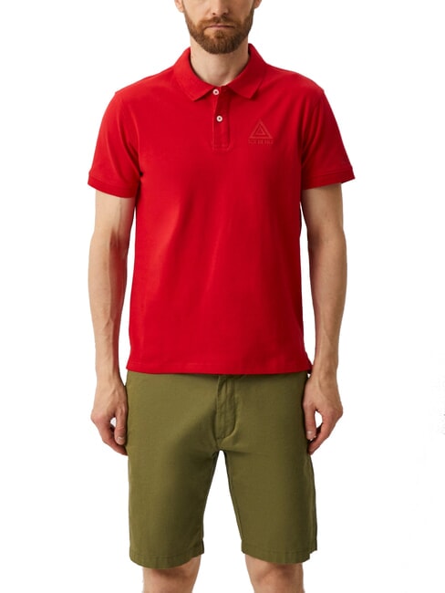 Kurzarm ICEBERG Triangle Polo Aus Baumwolle ROT 432091 9990₽
