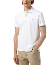 TOMMY HILFIGER TH Polo in cotone a maniche corte white - Polo Uomo - 1