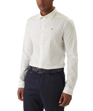 TOMMY HILFIGER TH JEANS Camicia a manica lunga slim fit white - Camicie Uomo - 1
