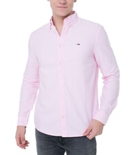 TOMMY HILFIGER TH JEANS Camicia Oxford regular fit pink sugar stripe - Camicie Uomo - 1