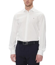 TOMMY HILFIGER TH Camicia a manica lunga cotone stretch - Camicie Uomo