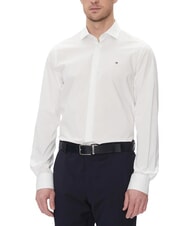 TOMMY HILFIGER TH Camicia a manica lunga cotone stretch - Camicie Uomo