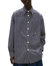 TOMMY HILFIGER TH Camicia maniche lunghe oversize - Camicie Uomo