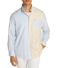 TOMMY HILFIGER TH Camacia a maniche lunghe color block - Camicie Uomo