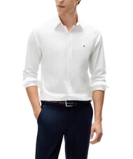 TOMMY HILFIGER TH Camicia a manica lunga cotone stretch - Camicie Uomo