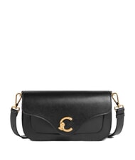 COCCINELLE C-ME CALF Borsetta a tracolla, in pelle Nero - Borse Donna - 1