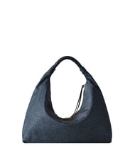 BORBONESE PLIE Borsa hobo a spalla blu lapis - Borse Donna - 1