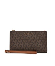 MICHAEL KORS JET SET Portafoglio pochette con polsierina brown - Borse Donna - 1