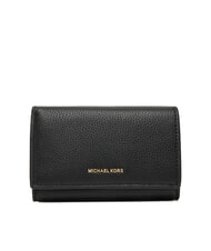 MICHAEL KORS JET SET Portafoglio medio in pelle black - Portafogli Donna - 1