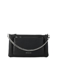 MICHAEL KORS JET SET Borsa a tracolla in pelle con catena black - Borse Donna - 1