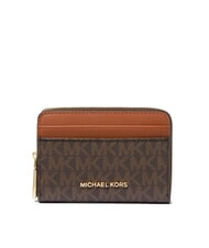 MICHAEL KORS JET SET Portacarte con portamonete brn/acorn - Portafogli Donna - 1