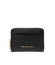MICHAEL KORS JET SET Portacarte in pelle con portamonete black - Portafogli Donna - 1