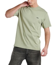 VANS LEFT CHEST T-shirt in cotone loose fit soft sage - T-shirt Uomo - 1