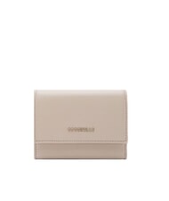 COCCINELLE METALLIC SOFT Small wallet in textured leather - Portafogli Donna